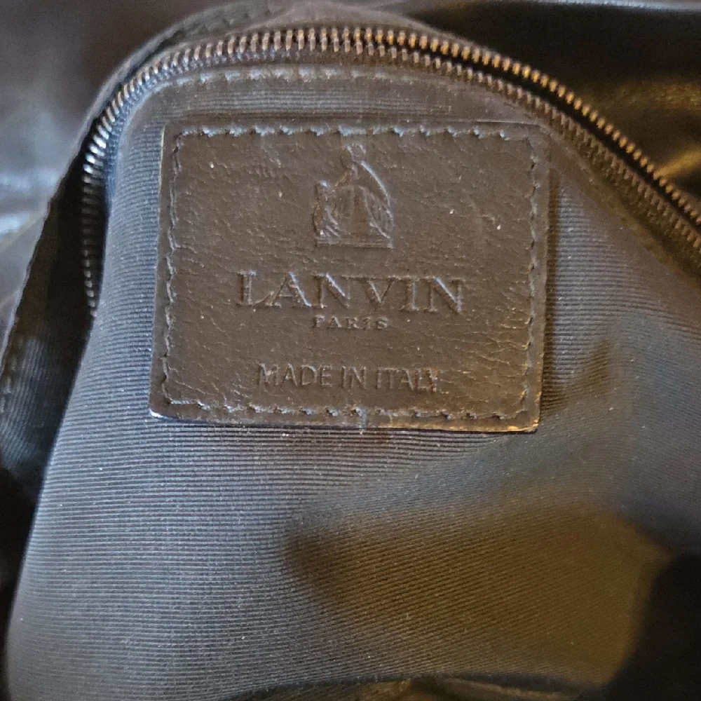 Lanvin Black Leather Shoulder Bag - Picture 5 of 6